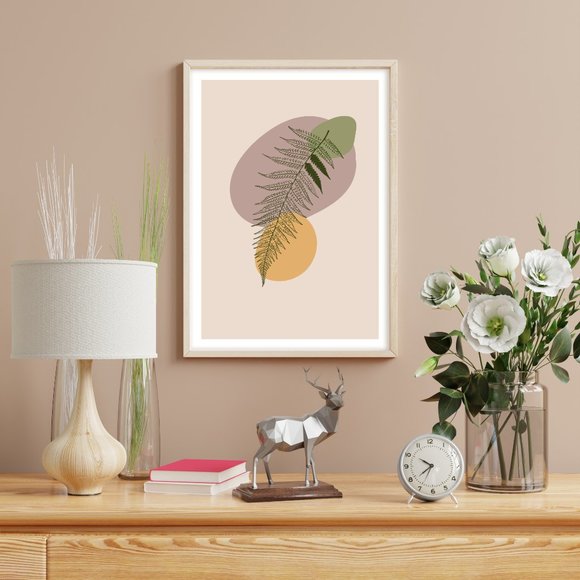 Modern Minimalist Abstract Nature Boho Wall Art Print Home Decor [No Fra… - Picture 3 of 5